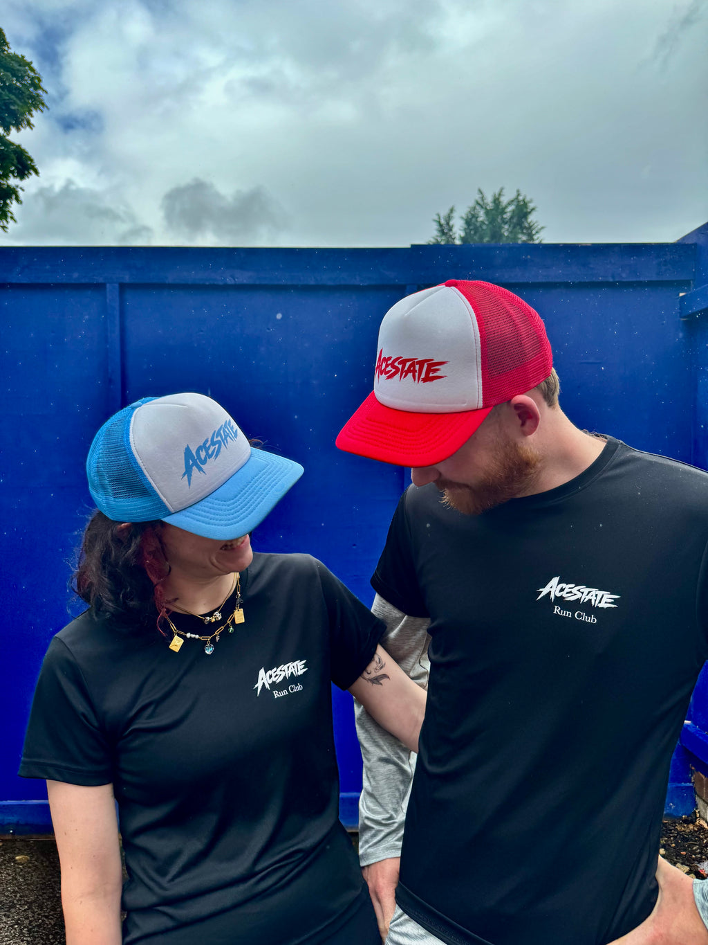Basicz Trucker Hat [Blue/White]