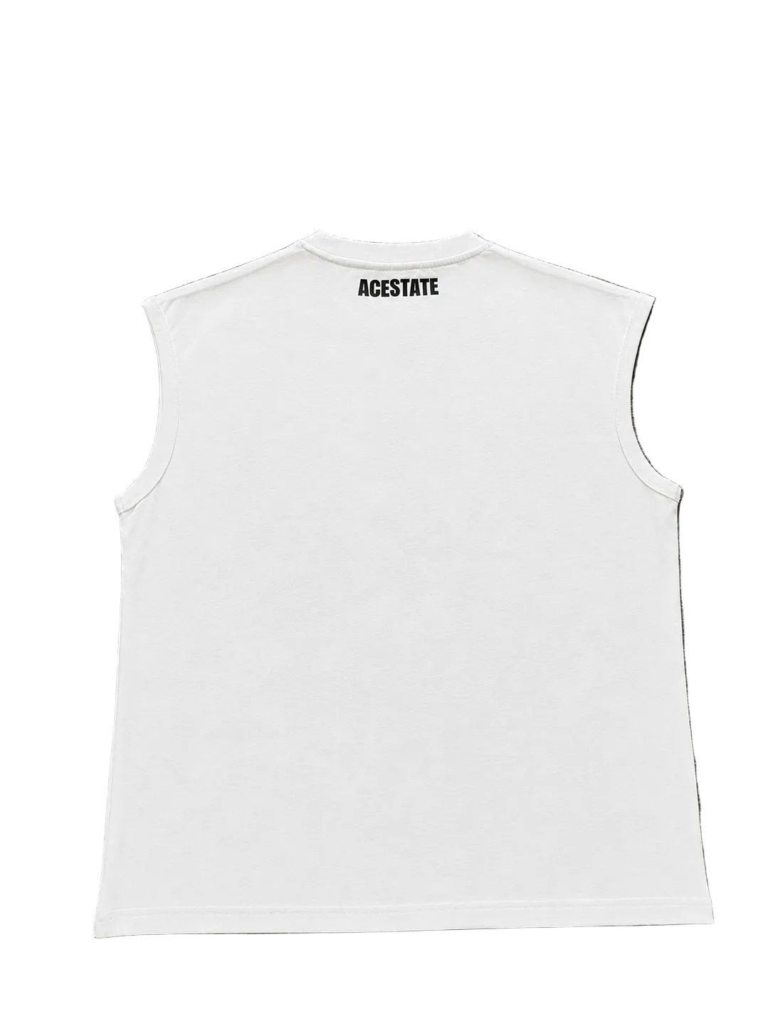 Essential Boxy Tank Top (White)