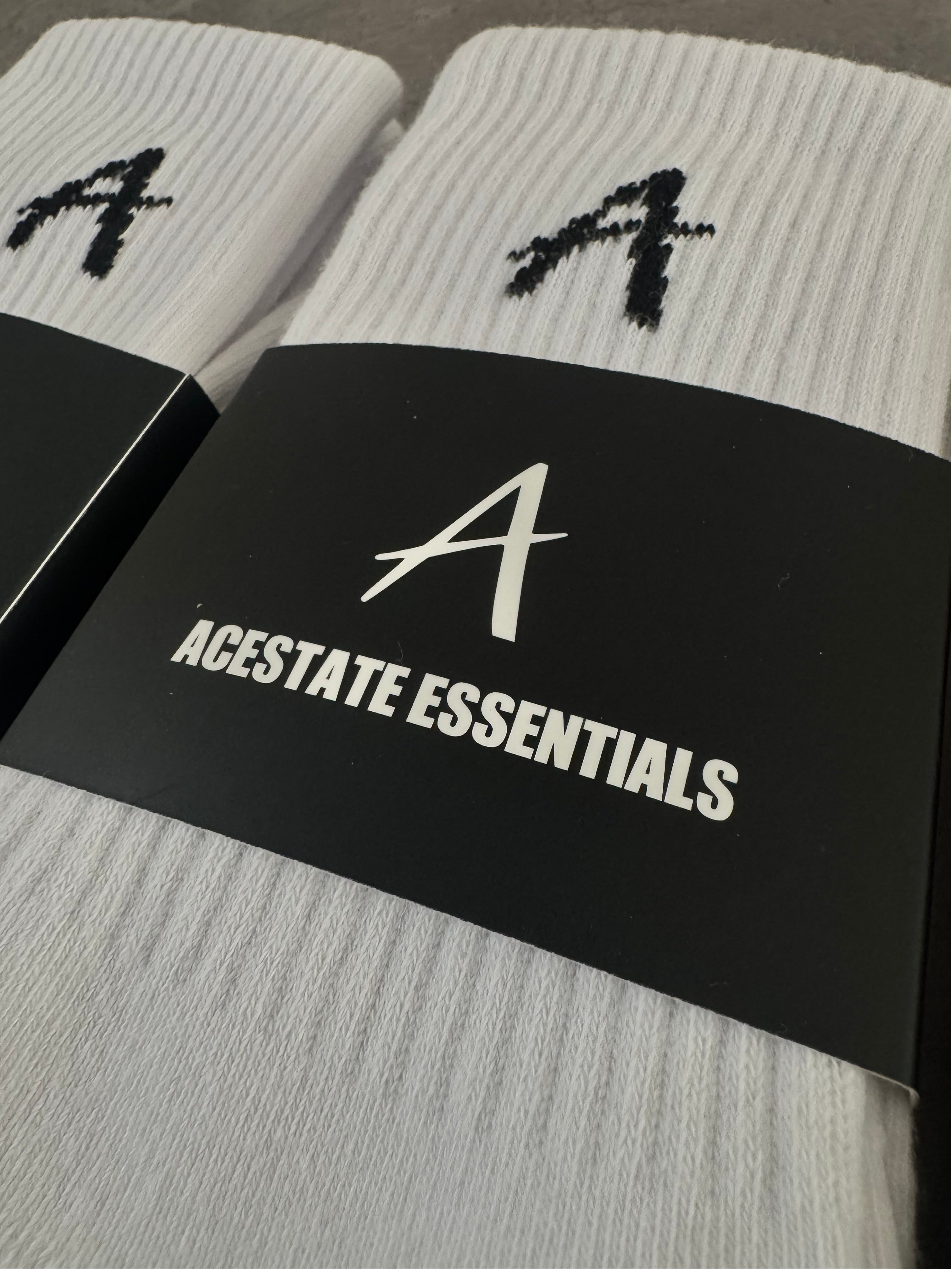 Essential Socks 2-Pack (White)