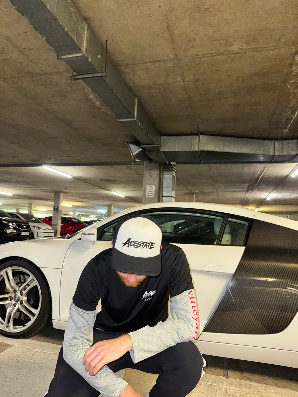 Basicz Trucker Hat [Black/White]