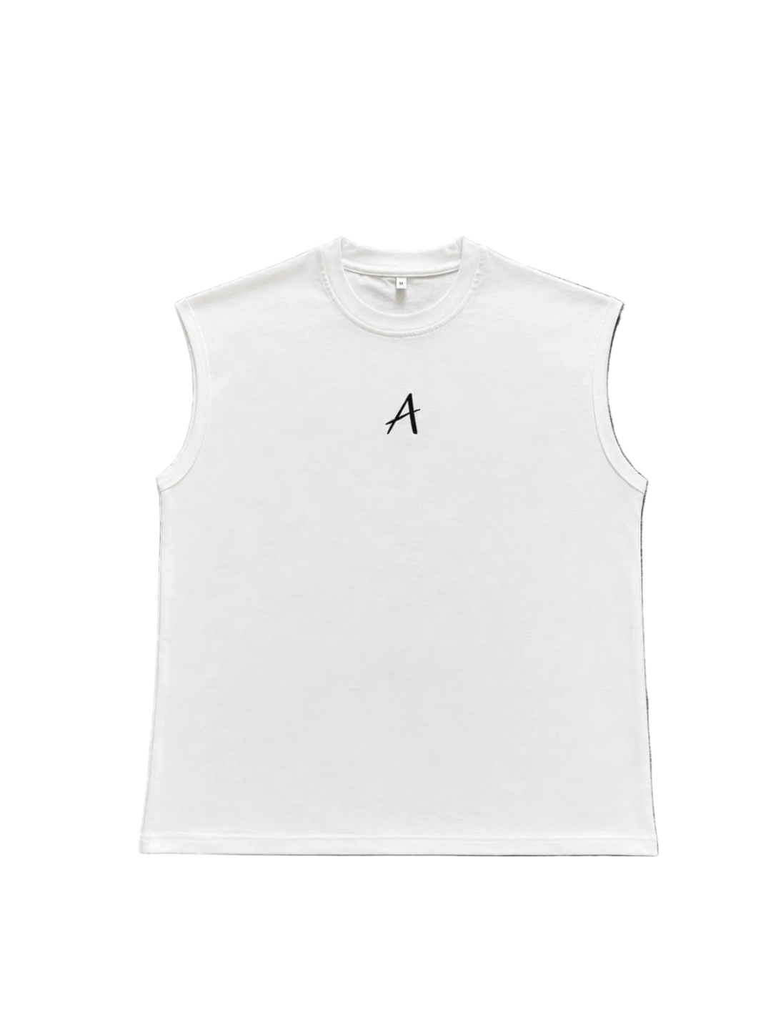 Essential Boxy Tank Top (White)