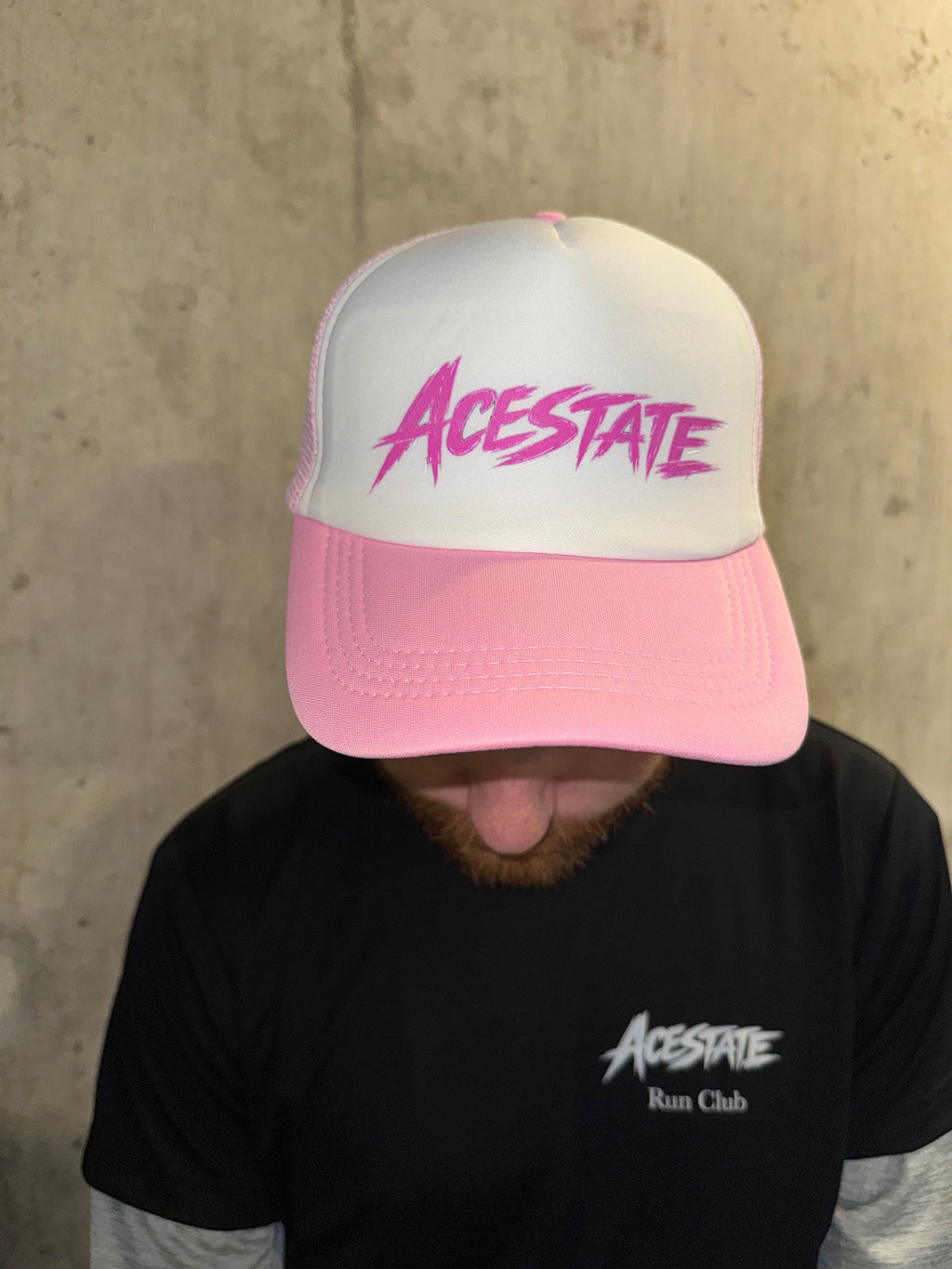 Basicz Trucker Hat [Pink/White]