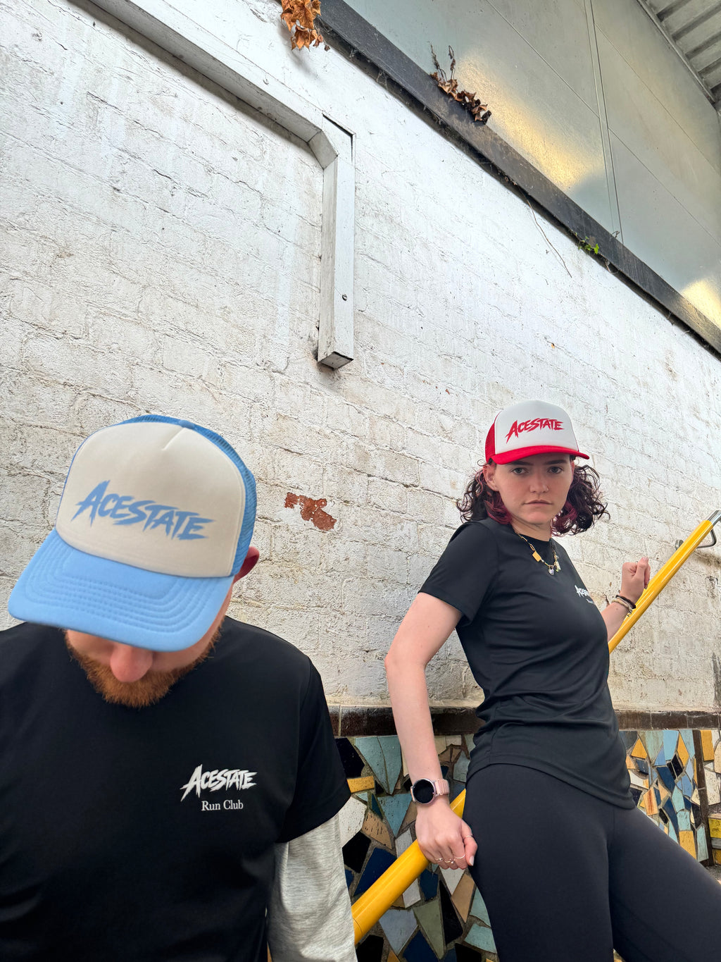 Basicz Trucker Hat [Blue/White]