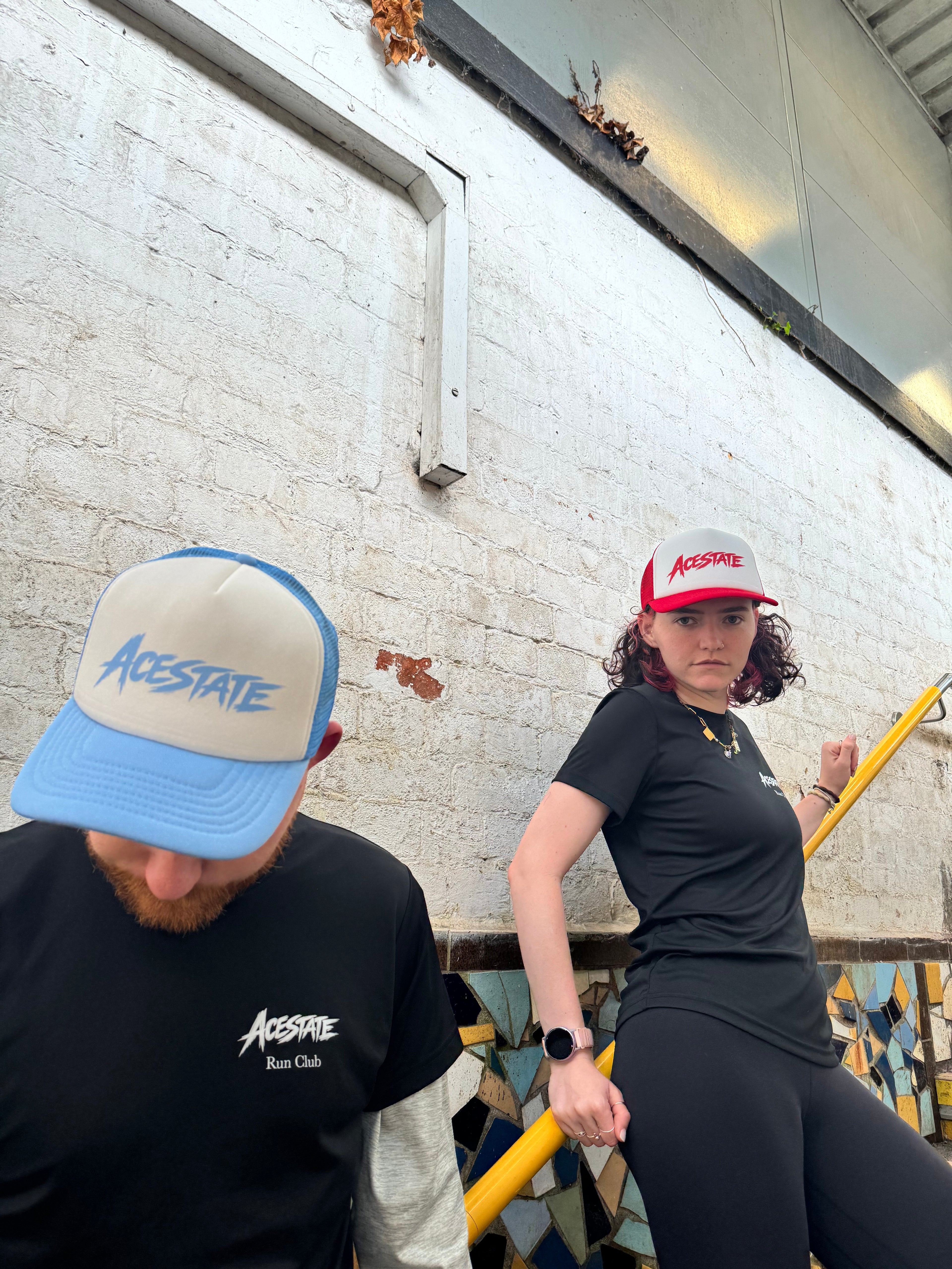 Basicz Trucker Hat [Blue/White]