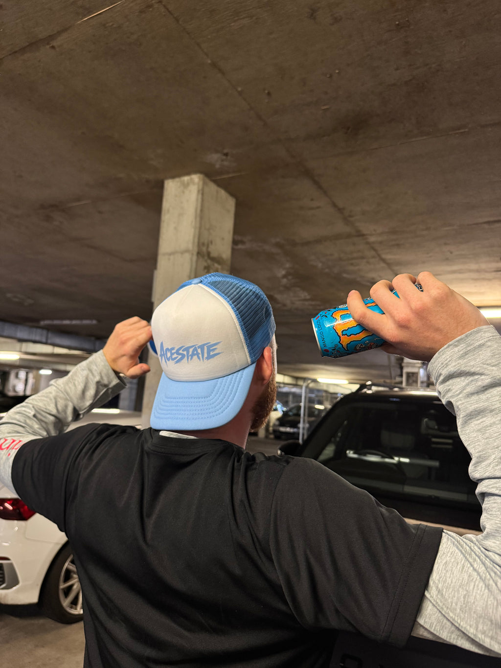 Basicz Trucker Hat [Blue/White]