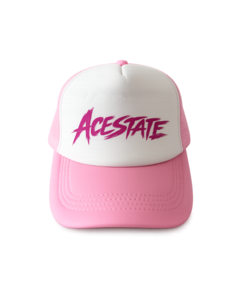 Basicz Trucker Hat [Pink/White]