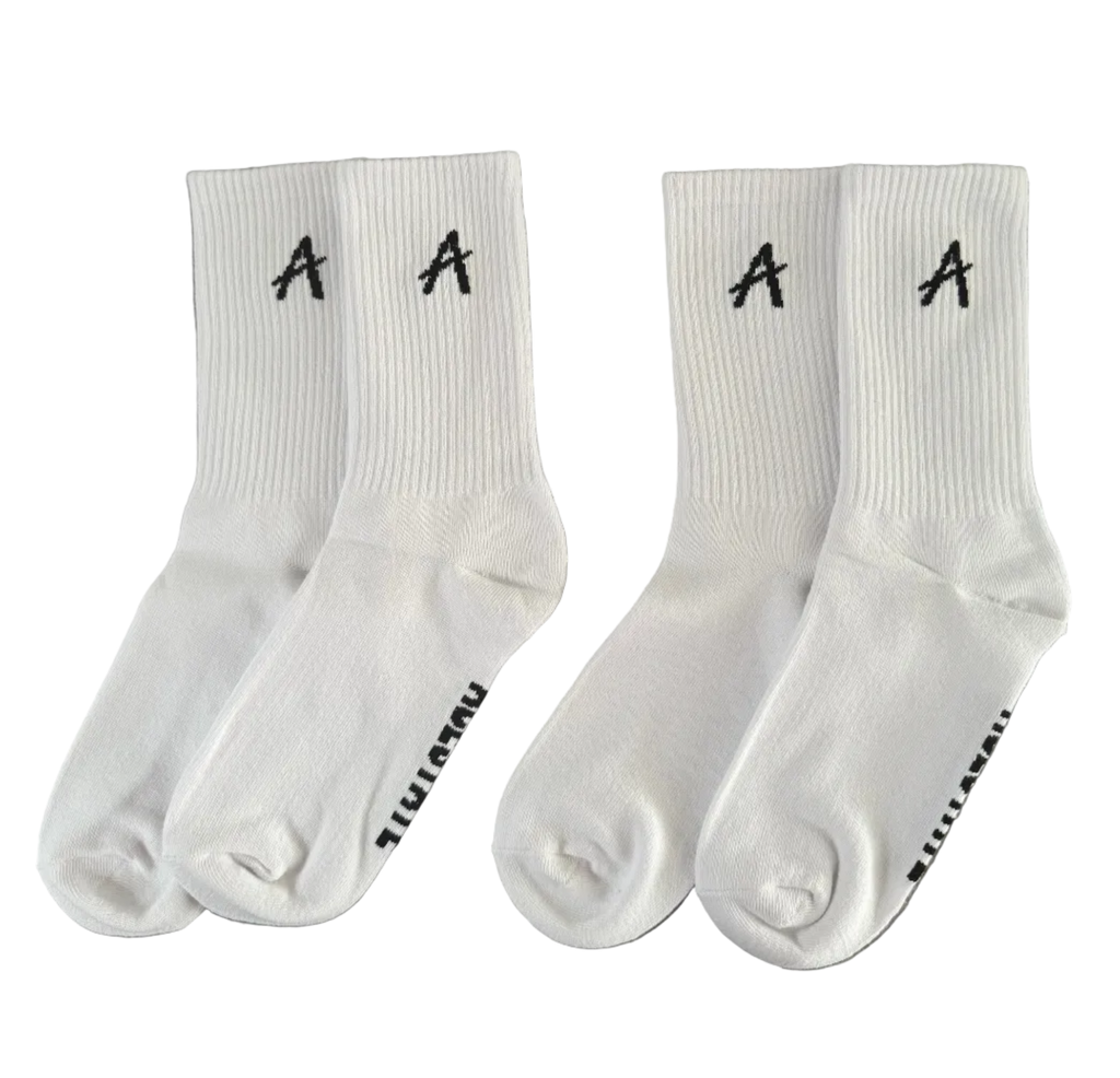 Essential Socks 2-Pack (White)