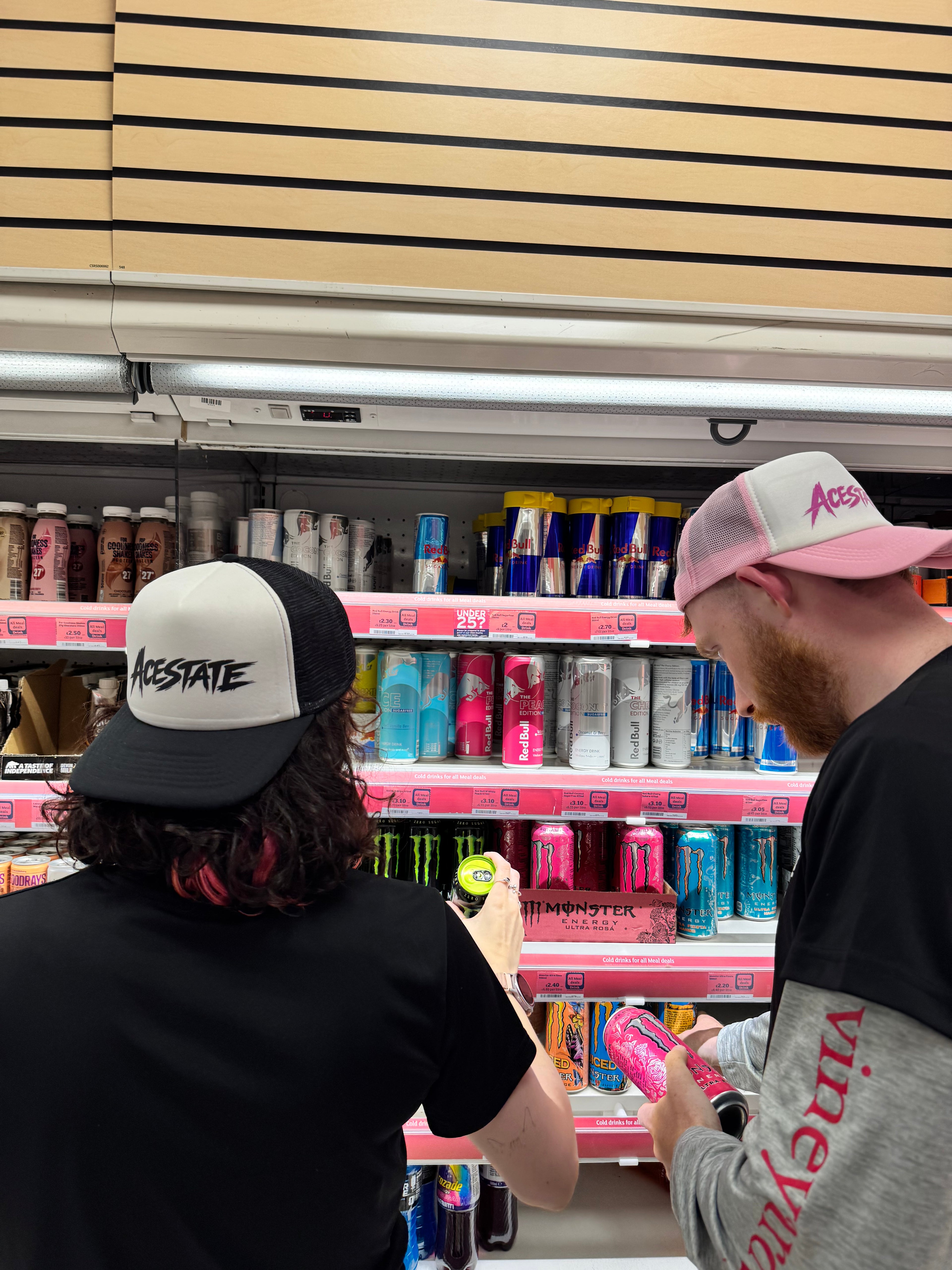 Basicz Trucker Hat [Pink/White]