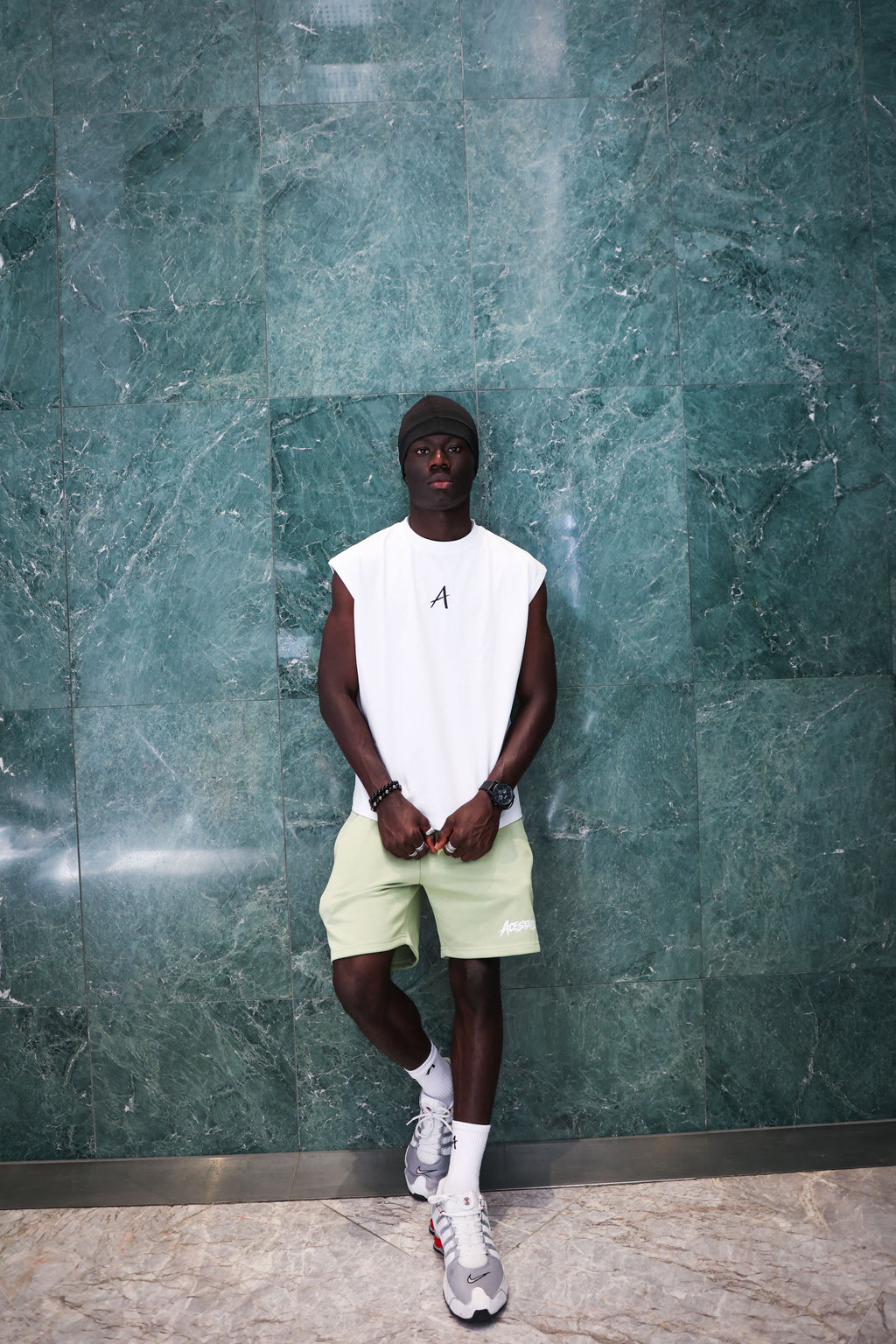 Essential Boxy Tank Top (White)