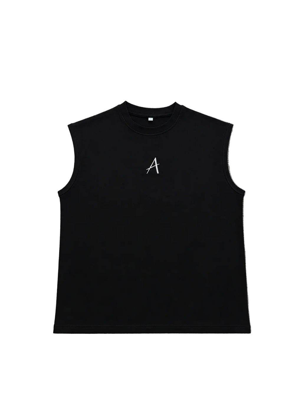 Essential Boxy Tank Top (Black)