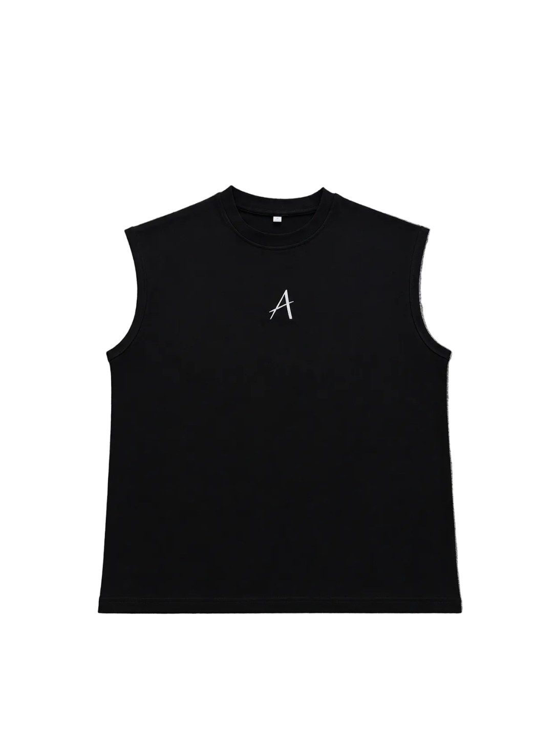 Essential Boxy Tank Top (Black)