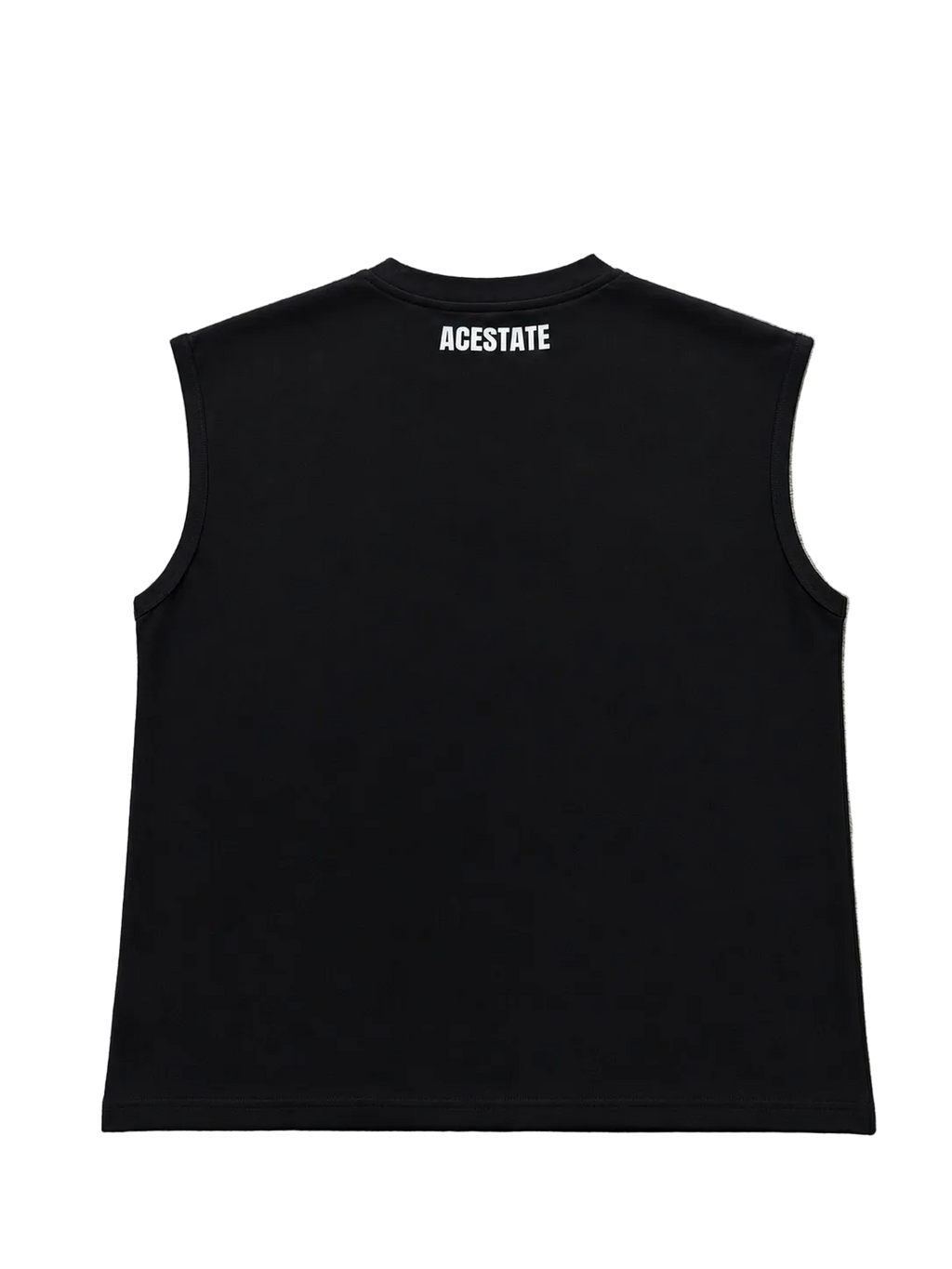 Essential Boxy Tank Top (Black)