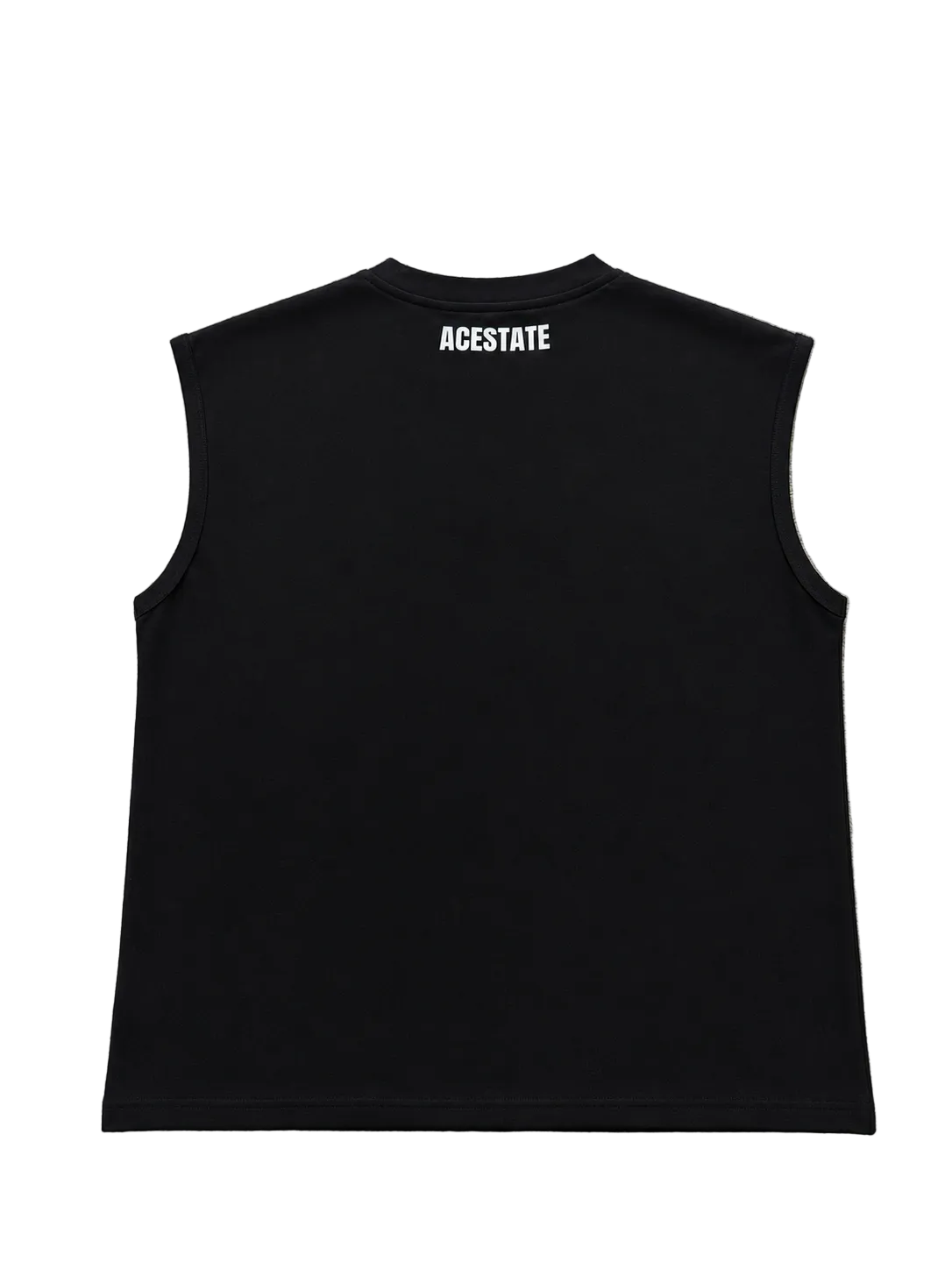 Essential Boxy Tank Top (Black)