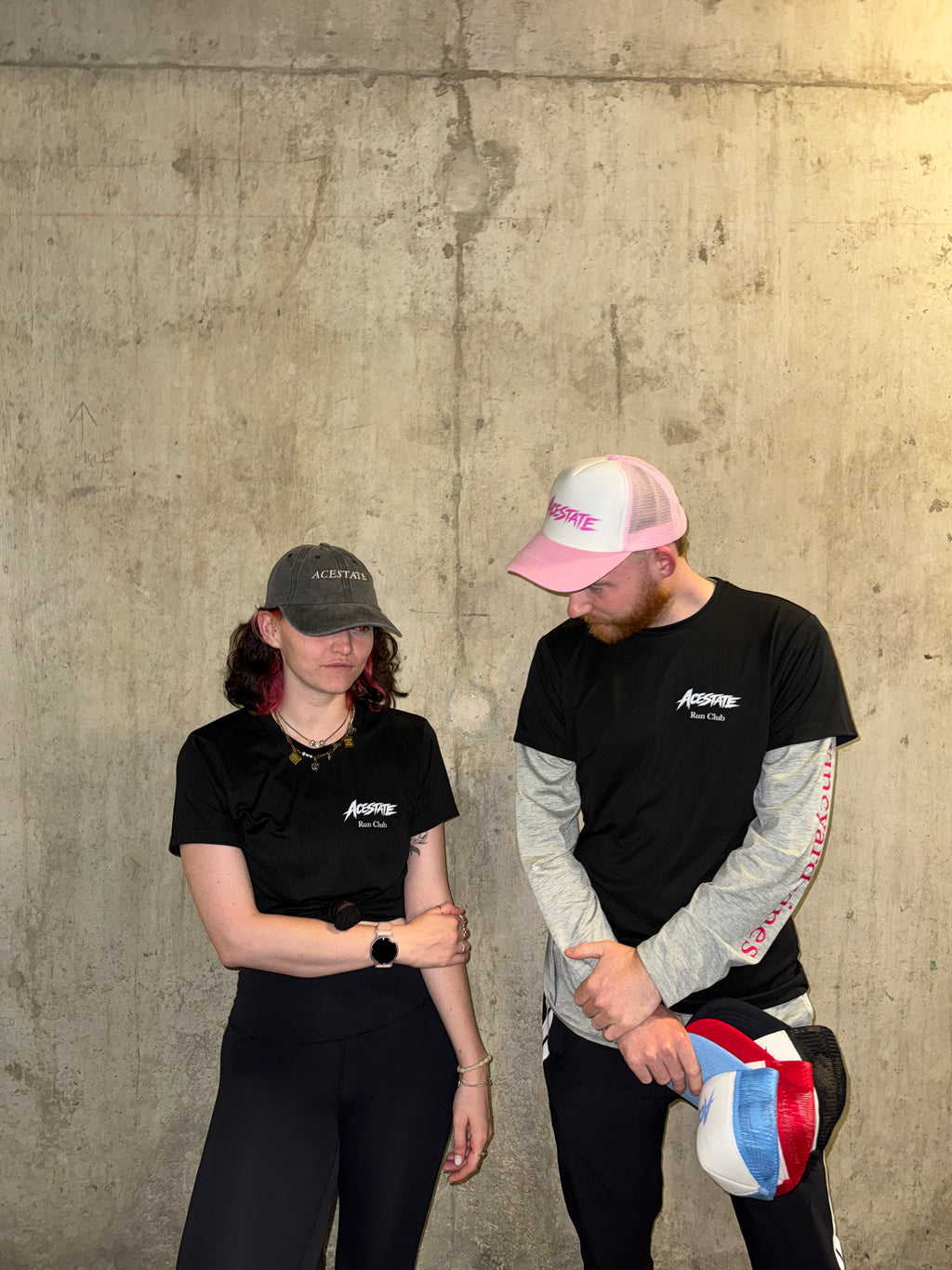 Basicz Trucker Hat [Pink/White]